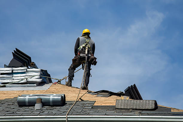 Professional Flat Roof Repair technician working in Arthur, IL